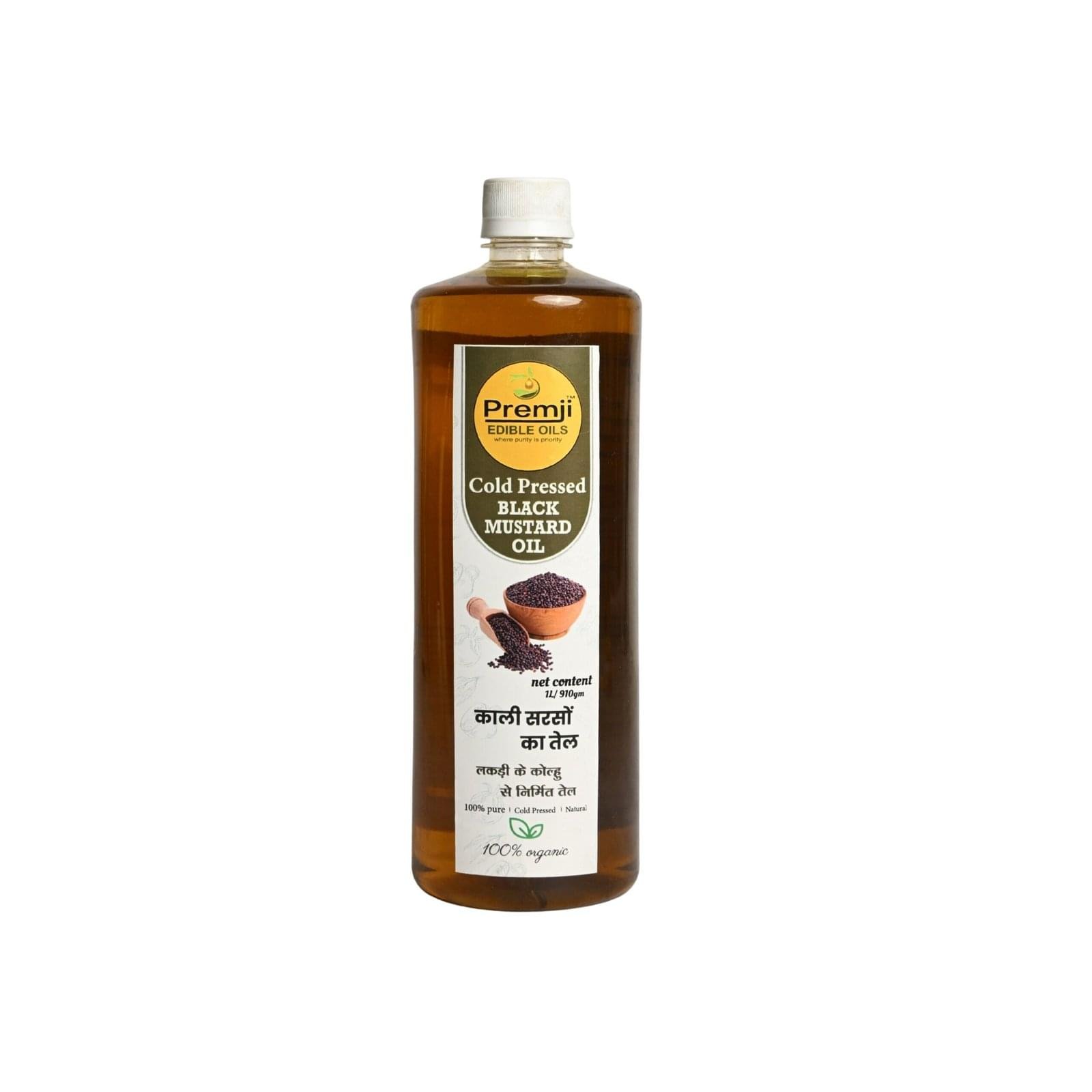 Premji Cold Pressed Black Mustard Oil - Image 1